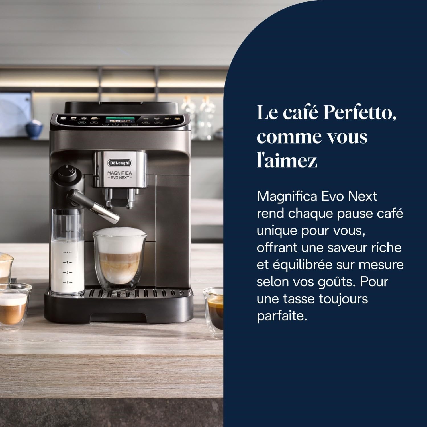 Magnifica Evo Next - Perfetto Machine à Café Automatique avec LatteCrema