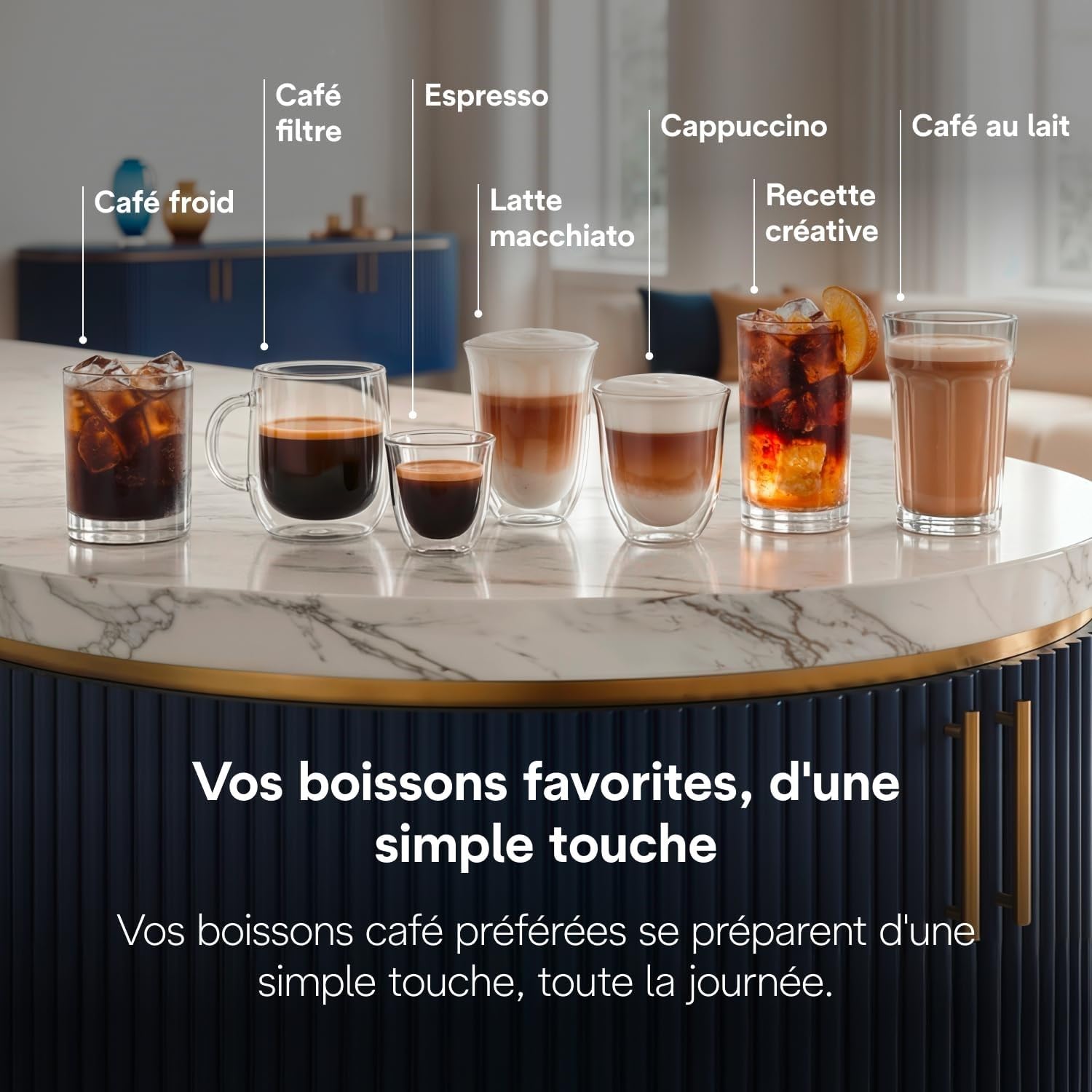 Eletta Ultra - Perfetto Machine à Café Automatique, LatteCrema Mousseur à Lait Automatique, Métal