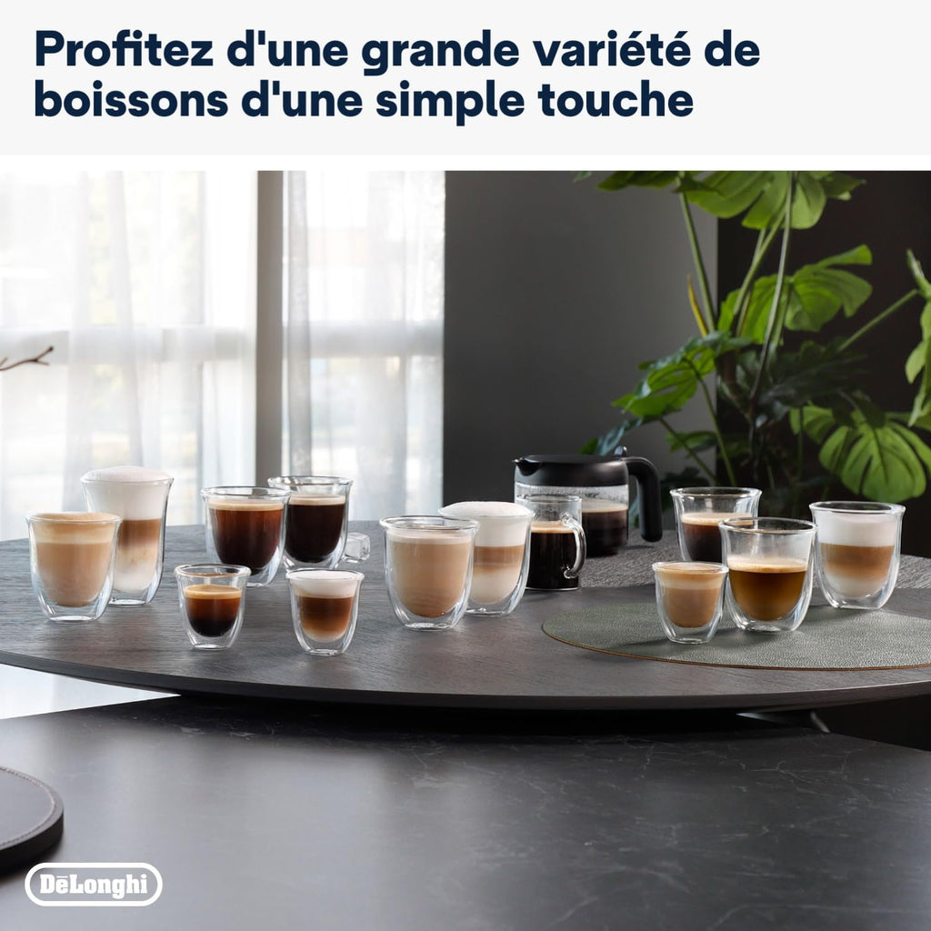 Dinamica Plus ECAM machine à café Entièrement automatique Machine à café 2-en-1, Noir