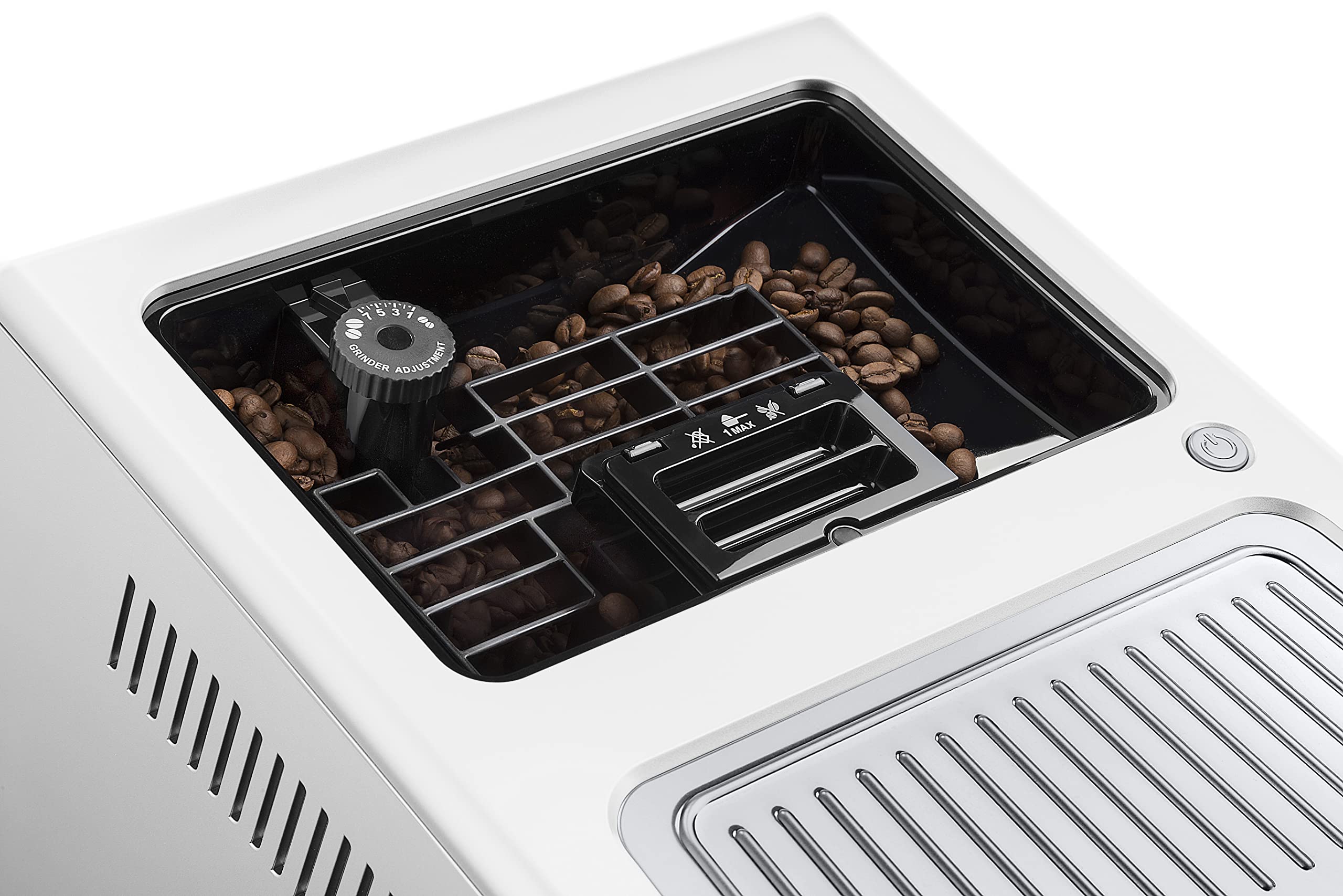 PrimaDonna Class, Machine à Café Grain, Machine Expresso et Cappuccino, 1450W, 2L, Blanc